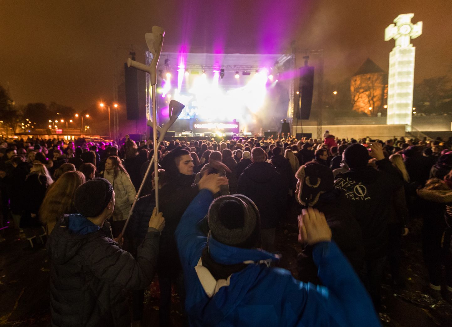 31 декабря, в 22:00 на площади Вабадузе начнется бесплатный концерт.