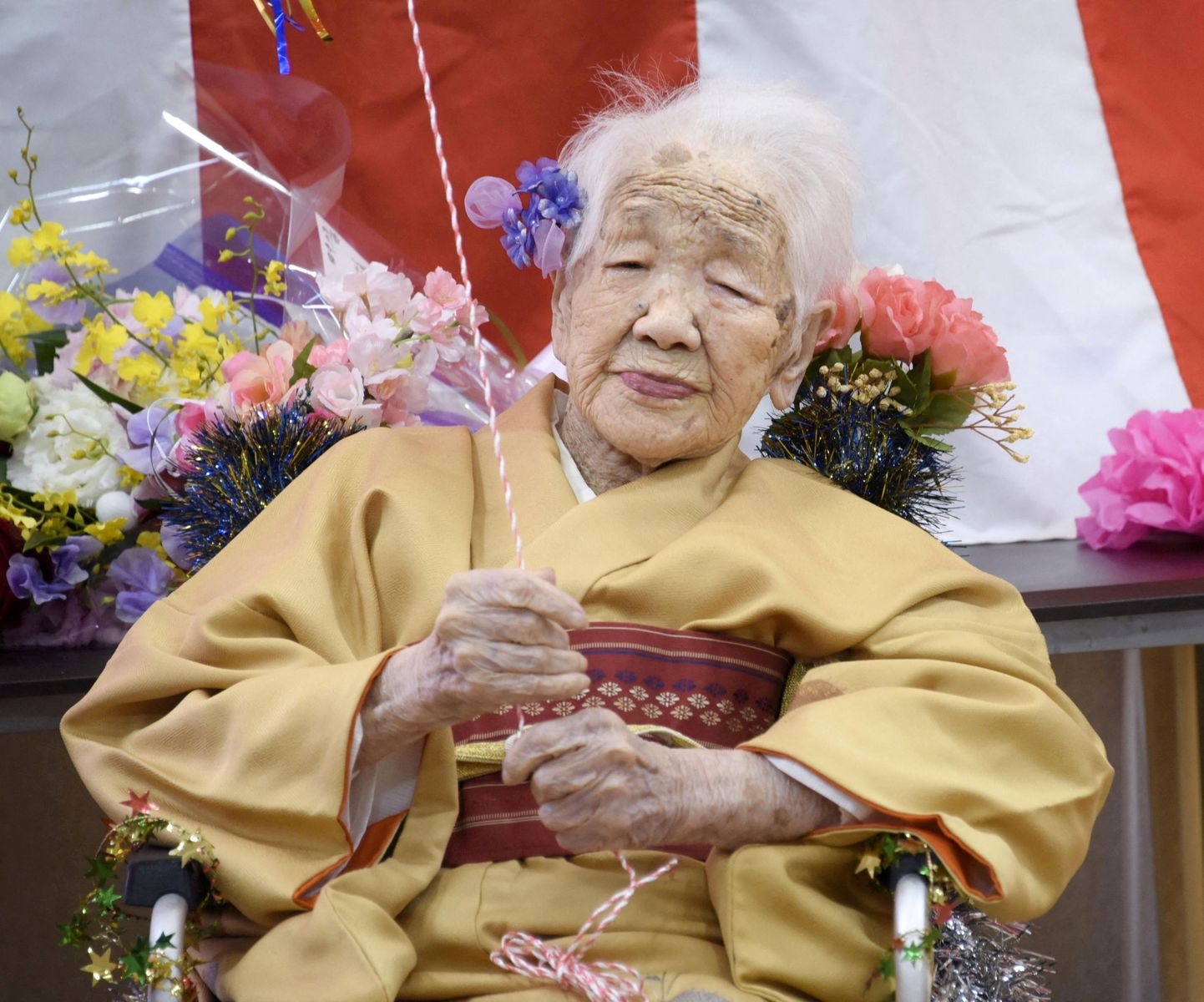 Kane Tanaka oma 117. sünnipäeval 2020