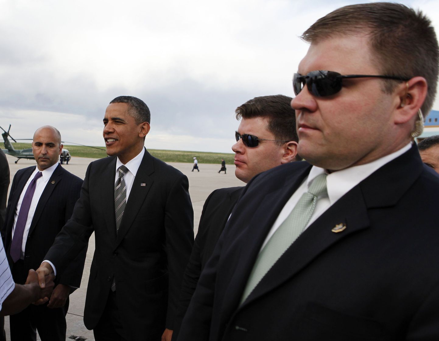 USA salateenistuse agendid president Barack Obama ümber.