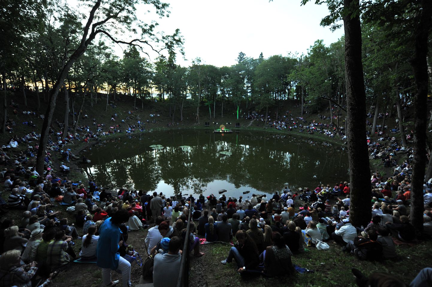 Jaan Tätte andis mullu 18. augustil kontserdi Saaremaal Kaali järve peal.