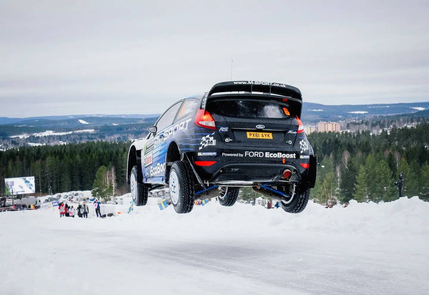 Ott Tänak ja Raigo Mõlder Rootsi rallil