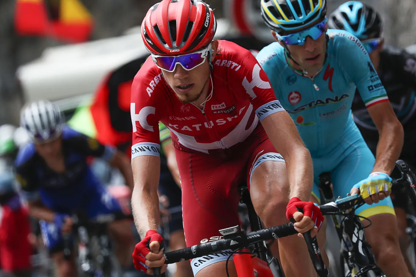 Ilnur Zakarin (punases) Tour de France'il.