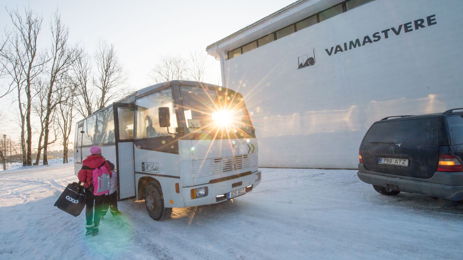 Vaimastvere koolibuss on valmistatud ajal, mil tehases bussidesse veel turvavöösid ei paigaldatud.