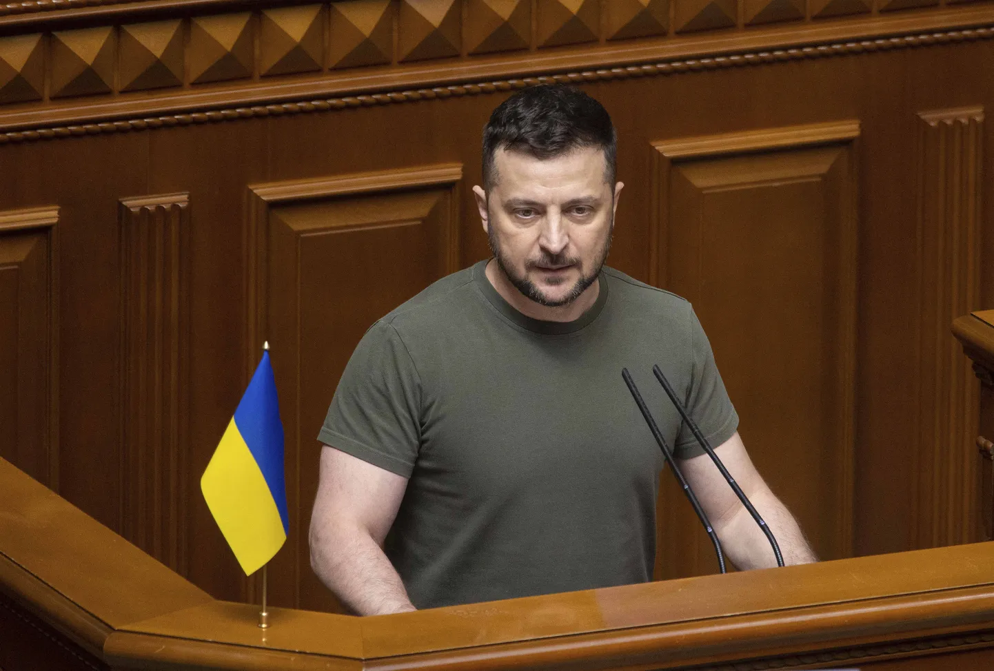 Ukraina president Volodõmõr Zelenskõi.