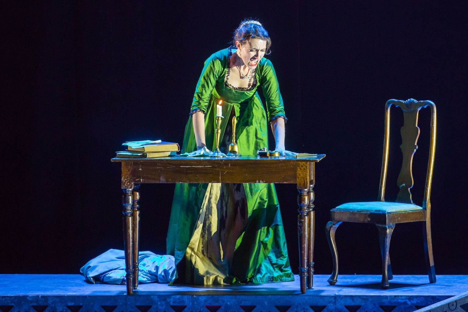 Ooperis «Tosca» nimiosas laulnud Paula Sides.