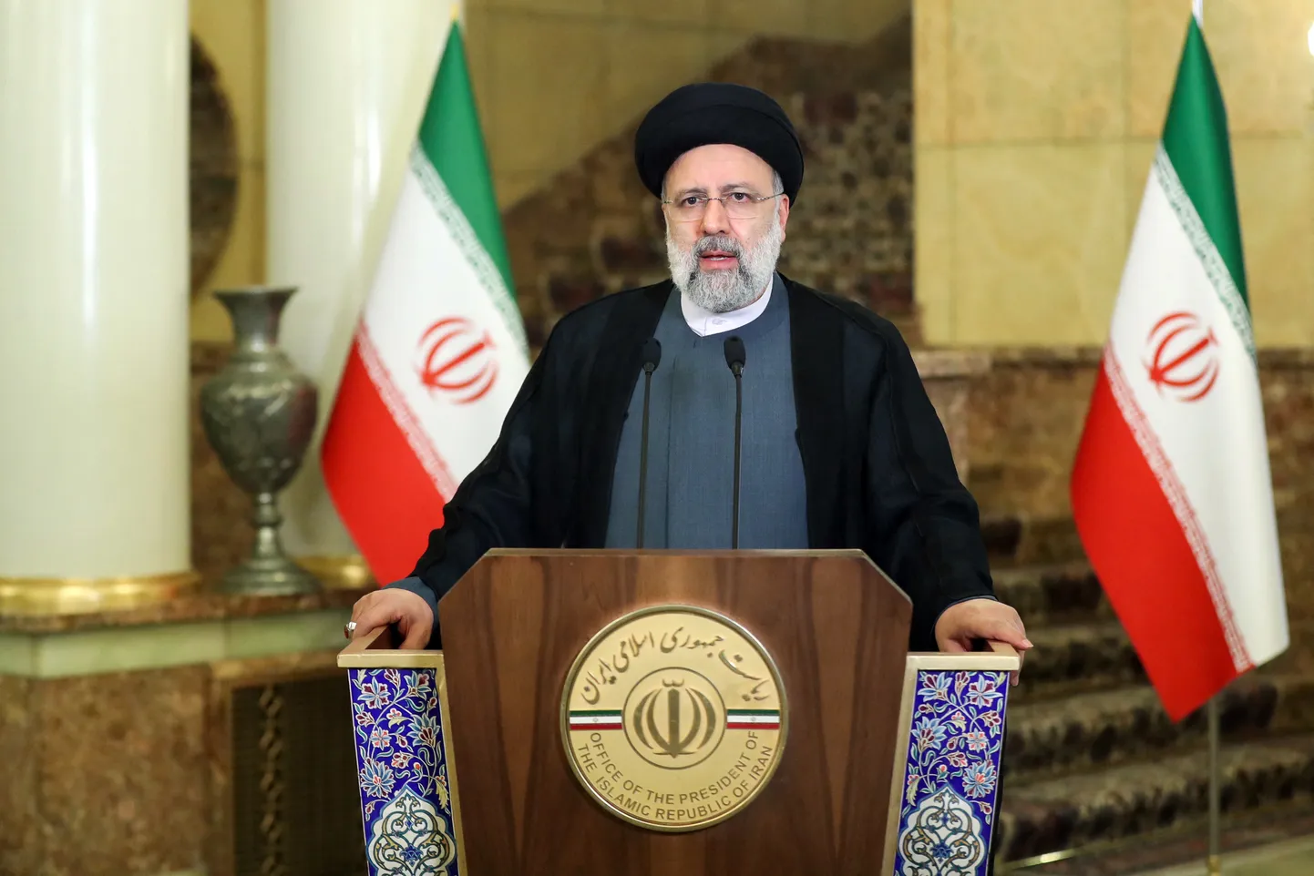 Iraani president Ebrahim Raisi.