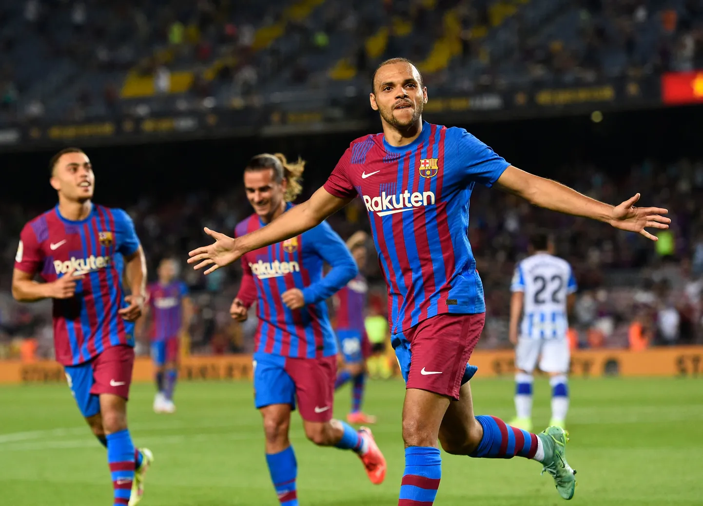 Barcelona ründaja Martin Braithwaite.