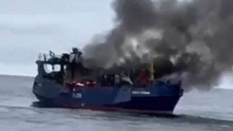 VIDEO ⟩ Meedia: Läänemerel uppunud traalerit tabas Vene sõjalaevastiku rakett
