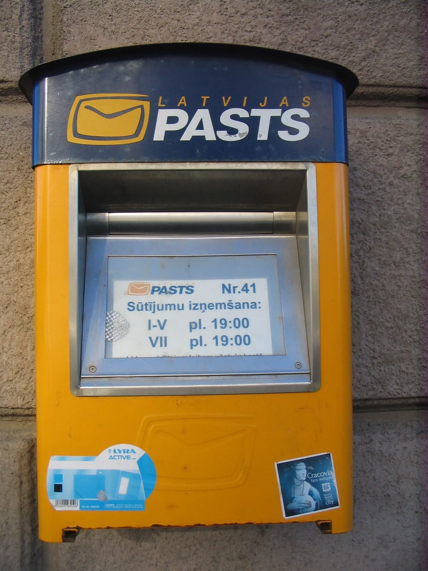 Postkast Riias.