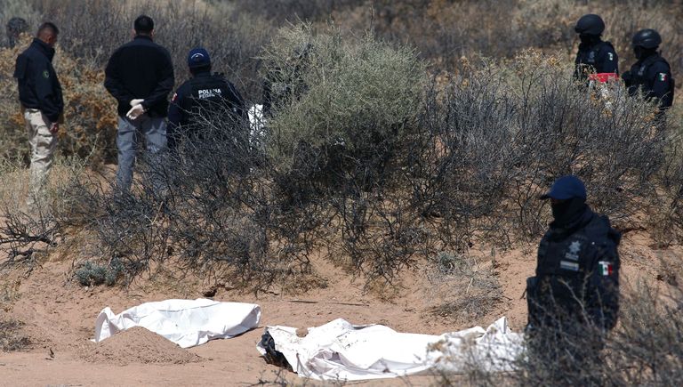 Mehhiko politsei leitud surnukehadega