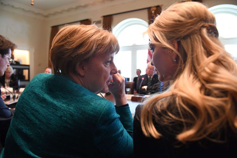 Angela Merkel ja Ivanka Trump
