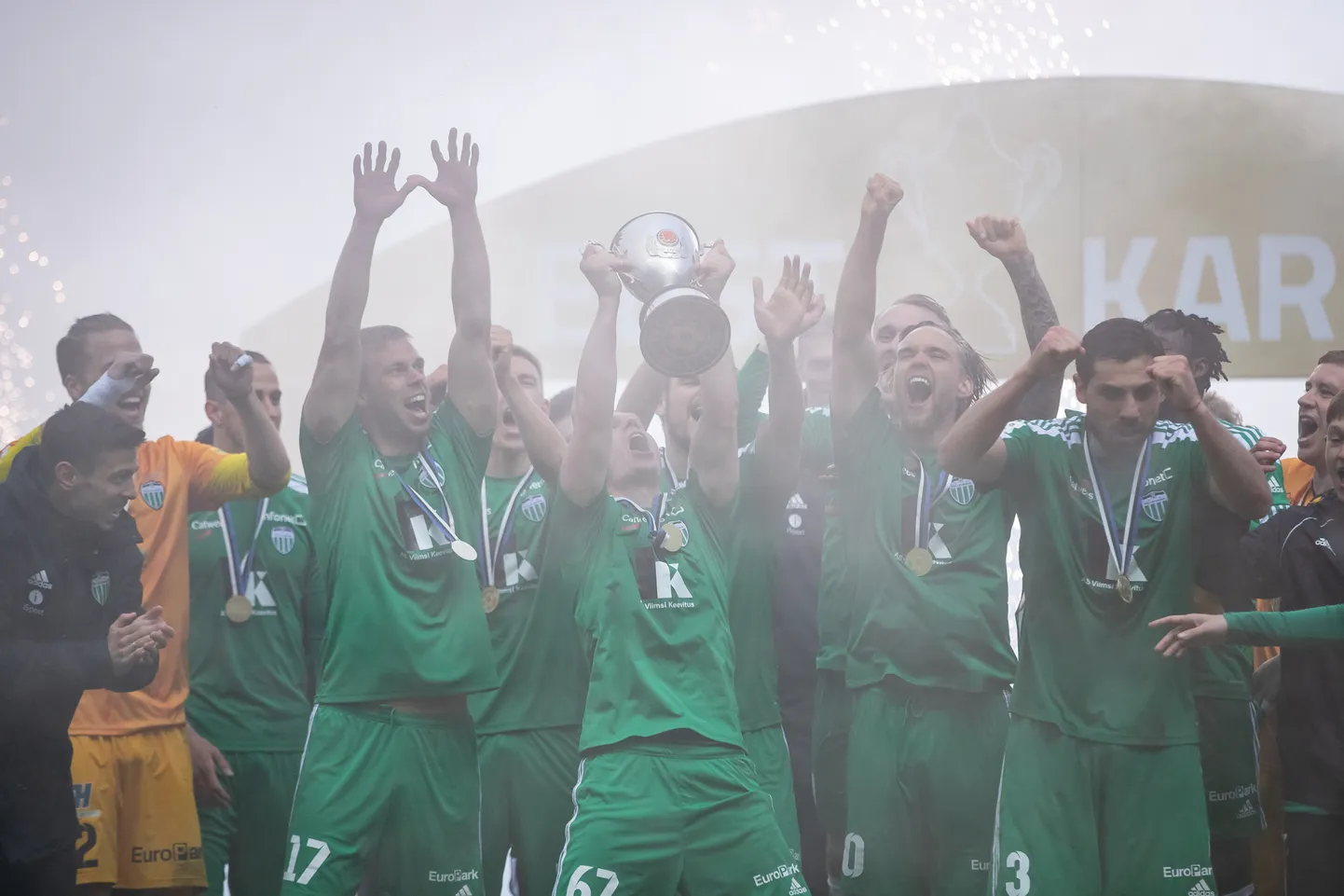 Tallinna FCI Levadia võitis mullu kolmeaastase pausi järel taas karikavõistlused.