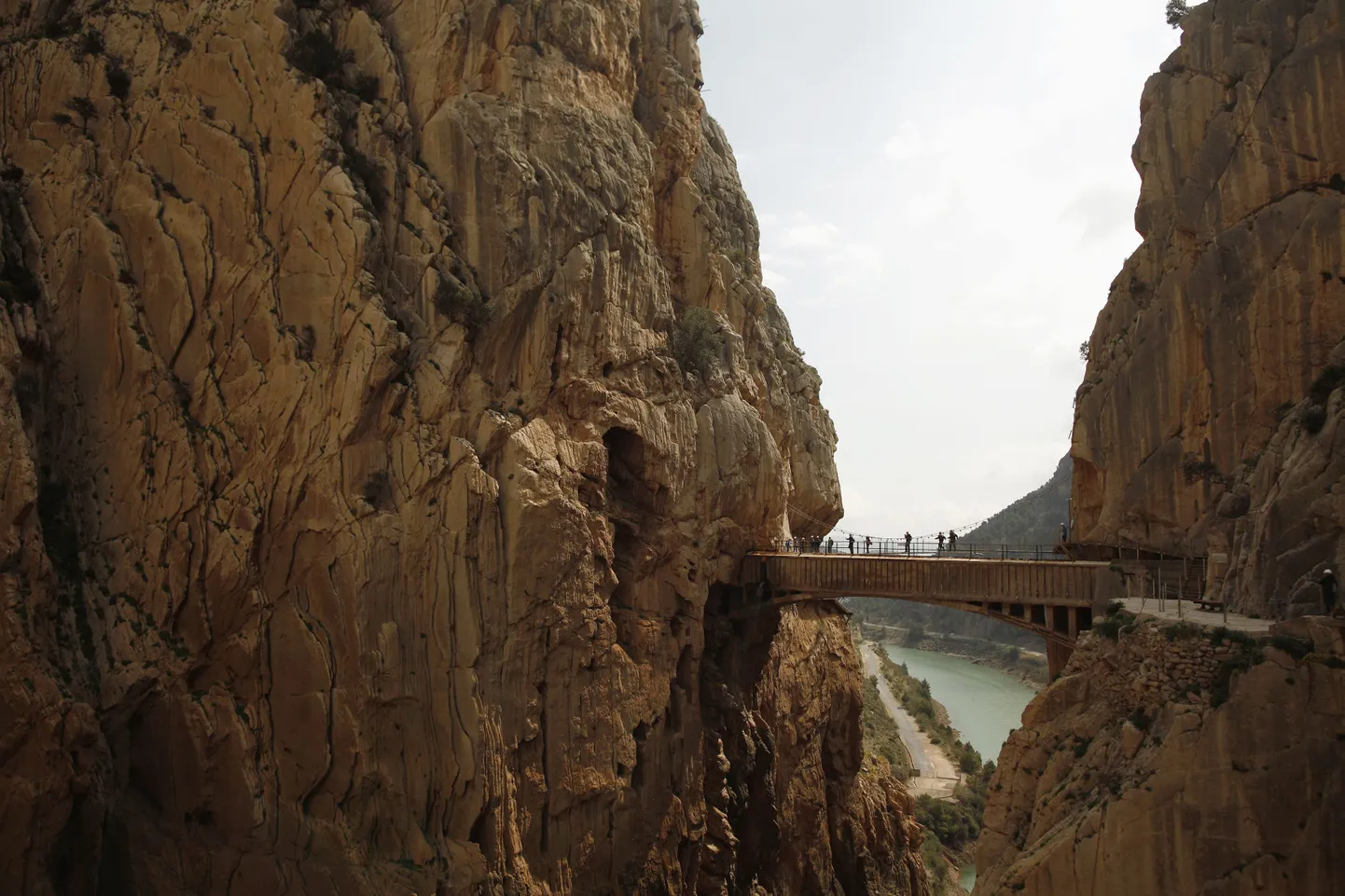 15. märtsil külastasid ajakirjanikud uut, maailma kõige ohtlikumaks peetud Caminito del Rey jalgrada.