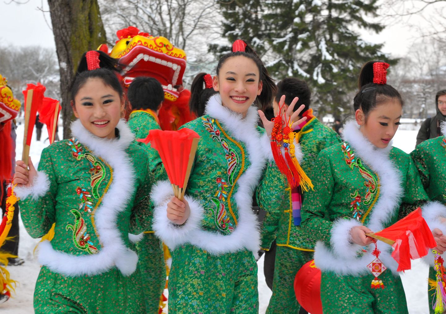 Праздник в честь Китайского Нового года в парке Кадриорг в Таллинне (архив).