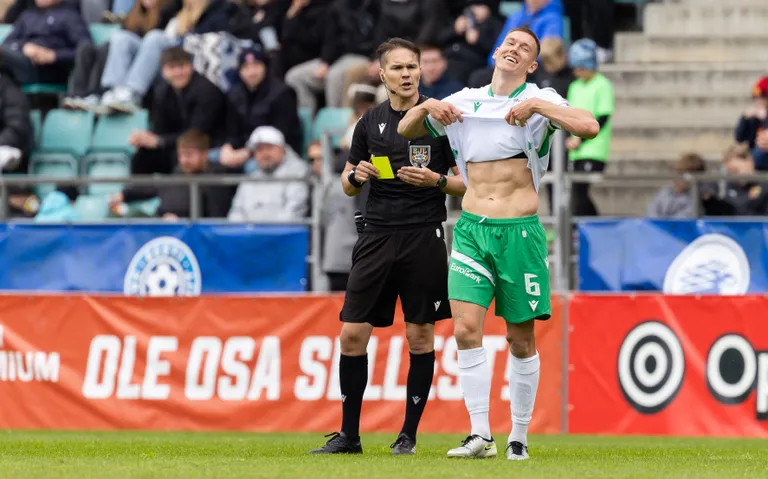 FCI Levadia kapten Rasmus Peetson.