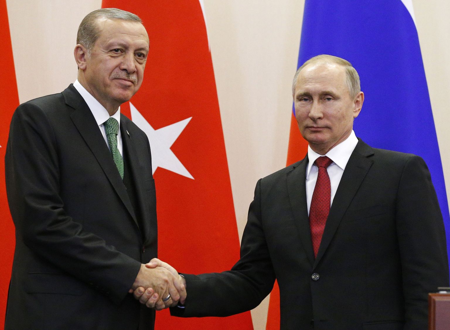 Recep Tayyip Erdoğan ja Vladimir Putin.