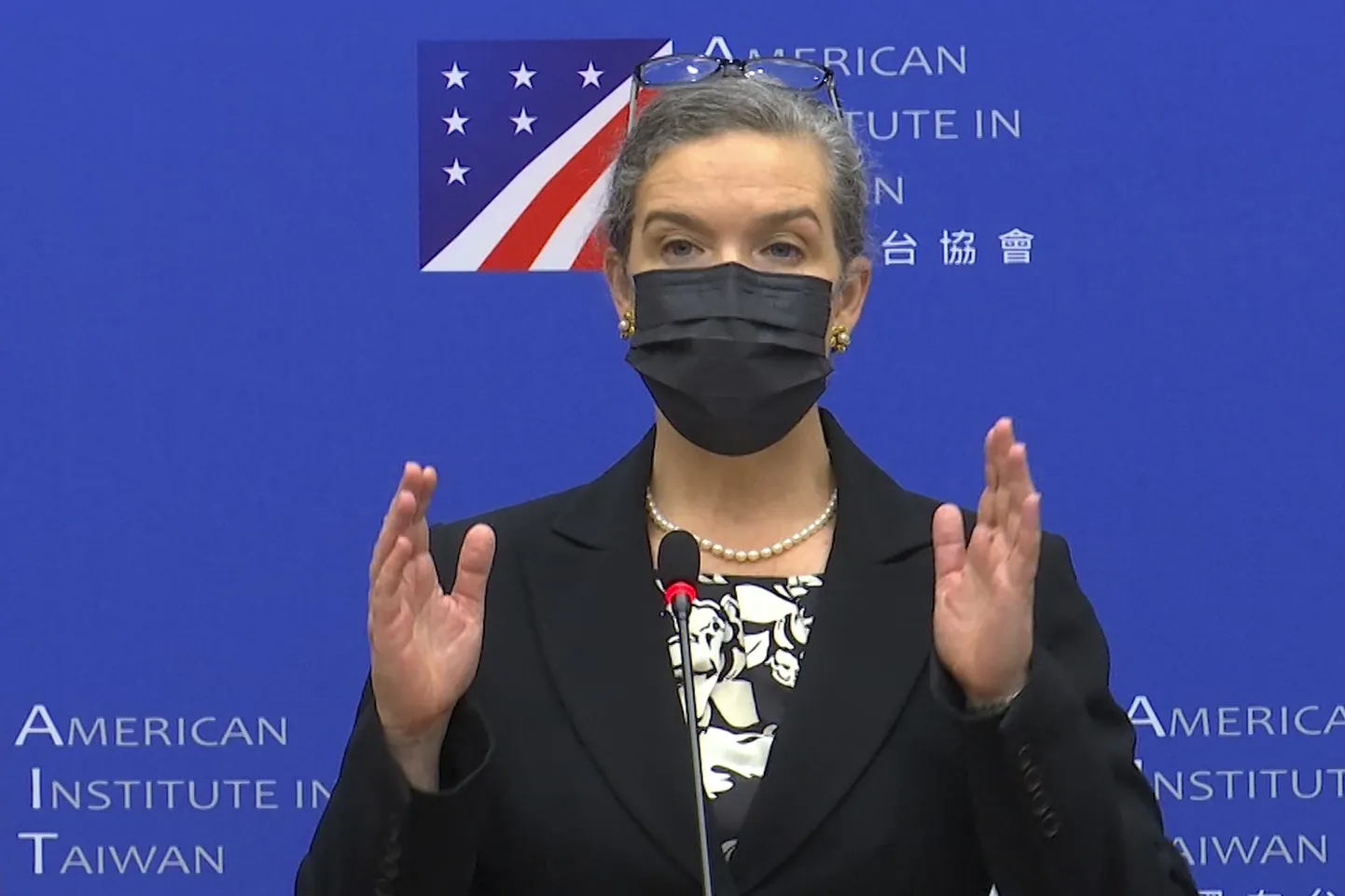 Amerikas Institūta Taivānā direktore Sandra Audkērka.