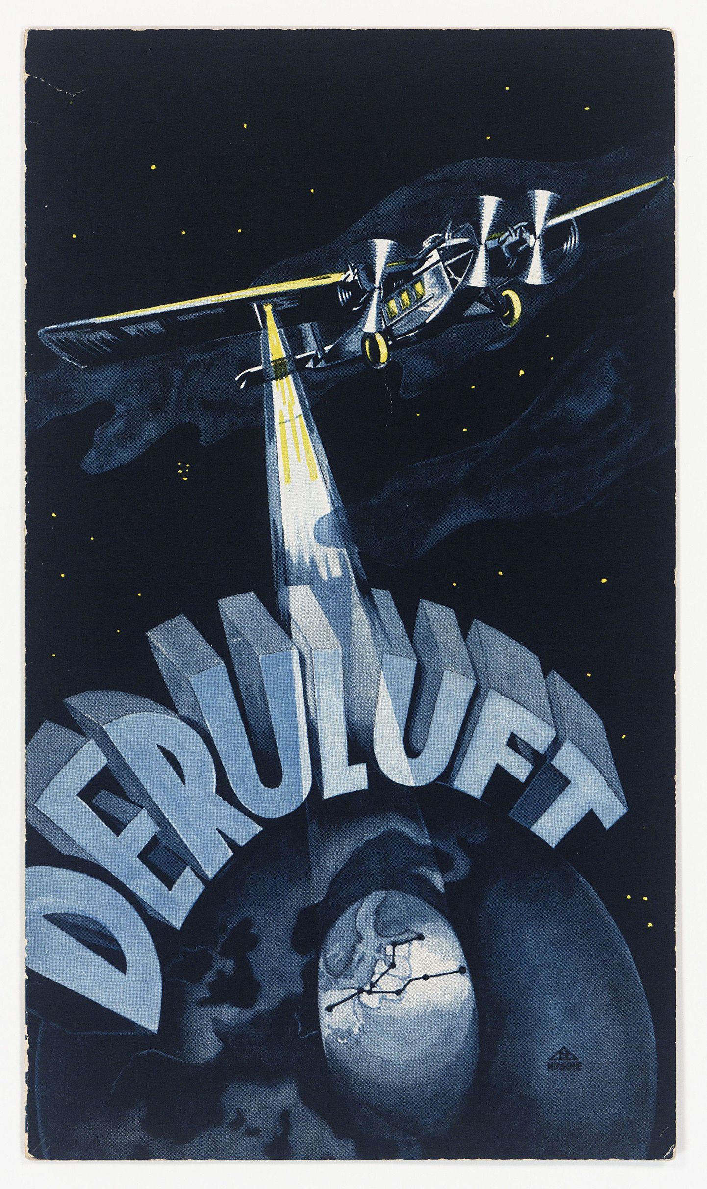 Lennukompanii Deruluft plakat.