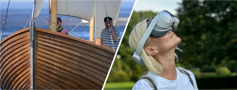 Tütarsaare Aino и путешествие во времени VR History в Оруском парке Тойла.