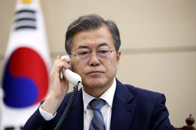 Lõuna-Korea president Moon Jae-in