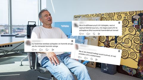 SÄUTSUD ⟩ Lõhmuse öeldu sattus taas netirahva hambusse: keskmise eestlase pühapäev on hommik Anuga, LHV inimestel hommik Rainiga