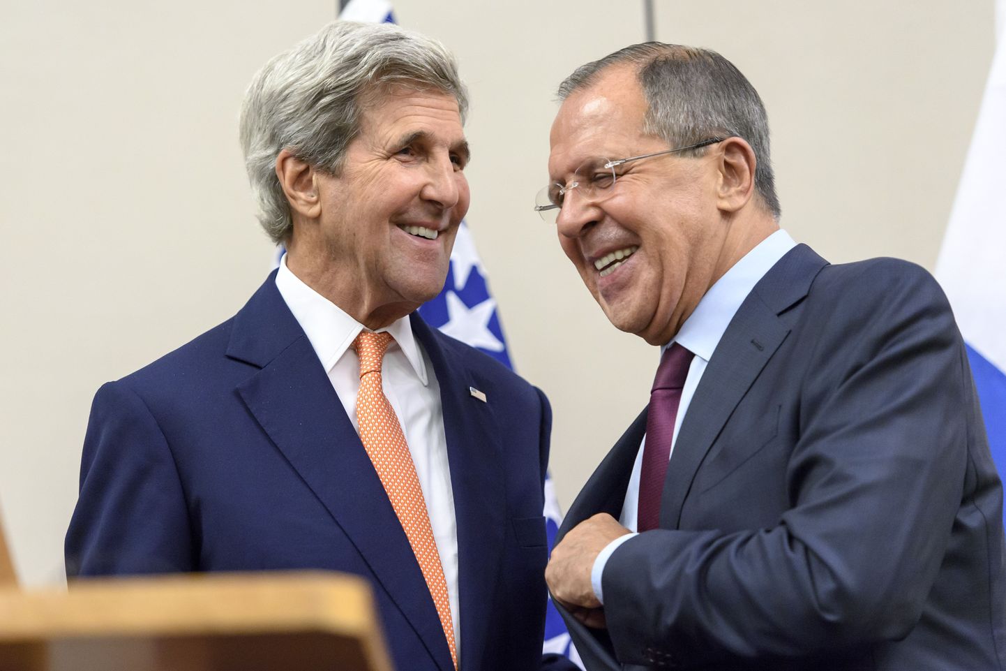 USA välisminister John Kerry ja Venemaa välisminister Sergei Lavrov.
