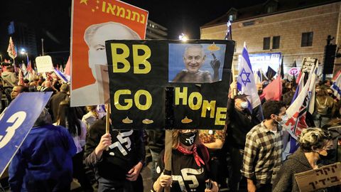 Iisraelis kogunevad tuhanded Netanyahu vastu meelt avaldama