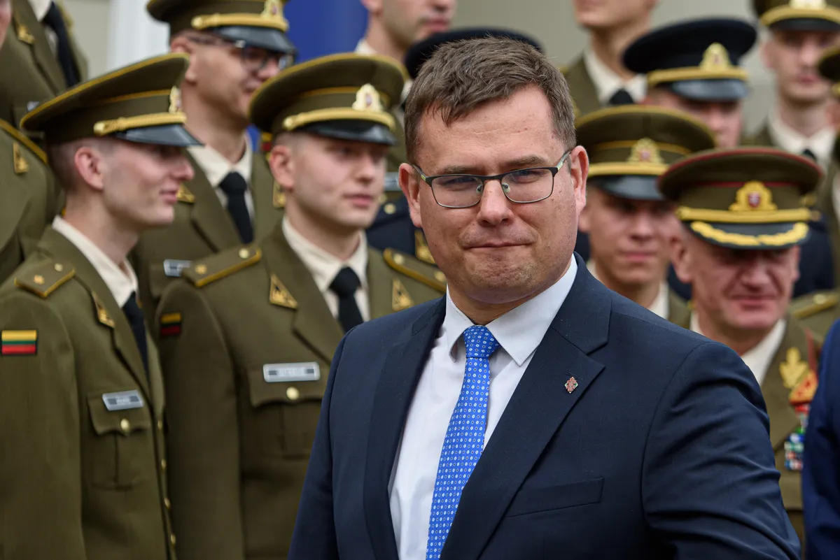 Lithuanian Defense Minister Laurynas Kasciunas.