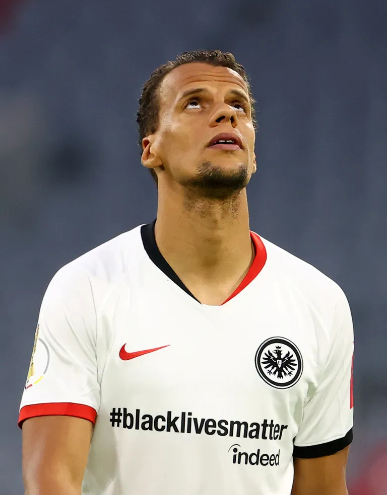 Eintrachti mängija Timothy Chandler kolmapäevasel mängul Bayerniga.