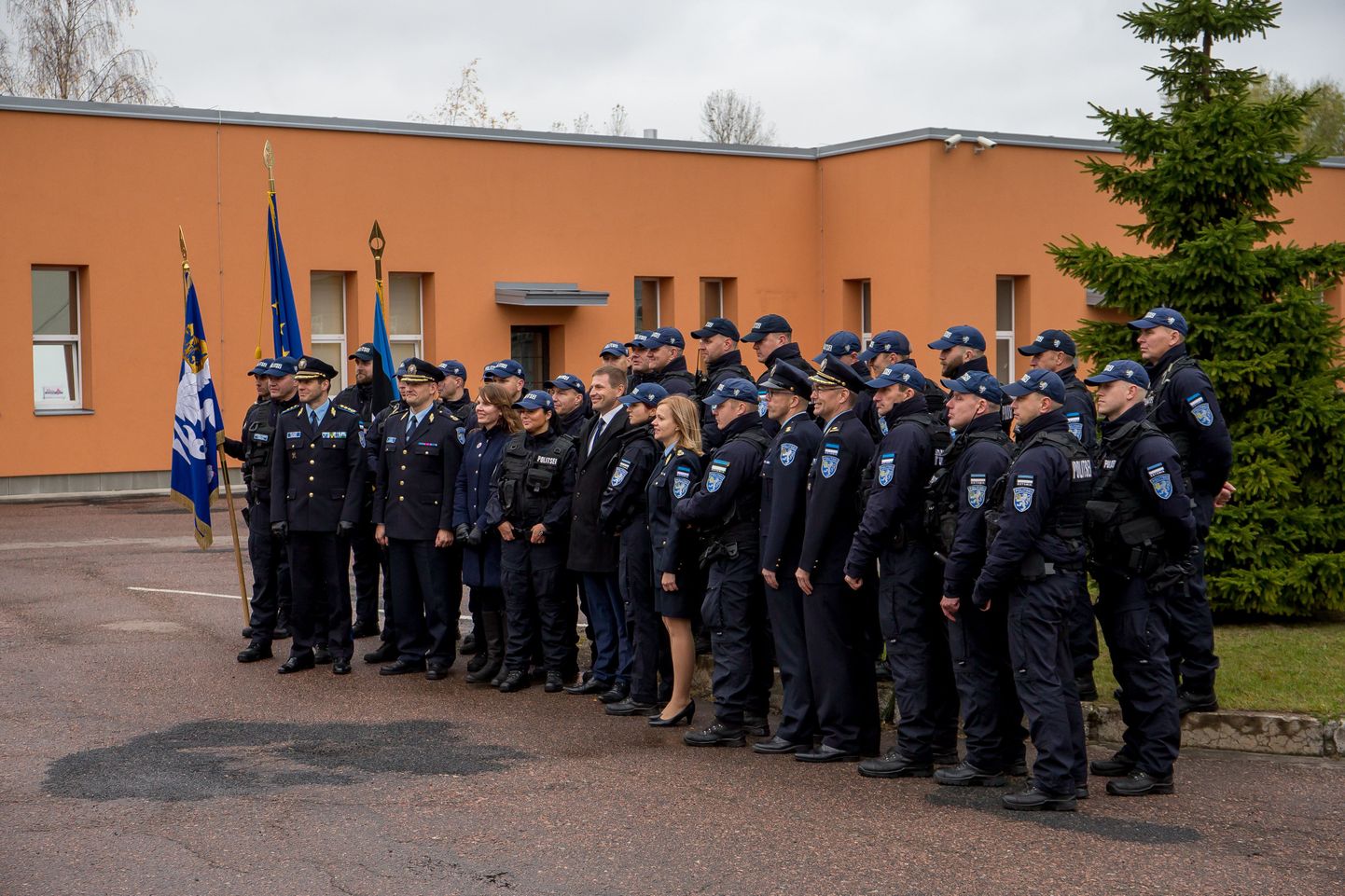 Politseiüksuse ESTPOL1 pidulik lähetamine Sloveeniasse.
