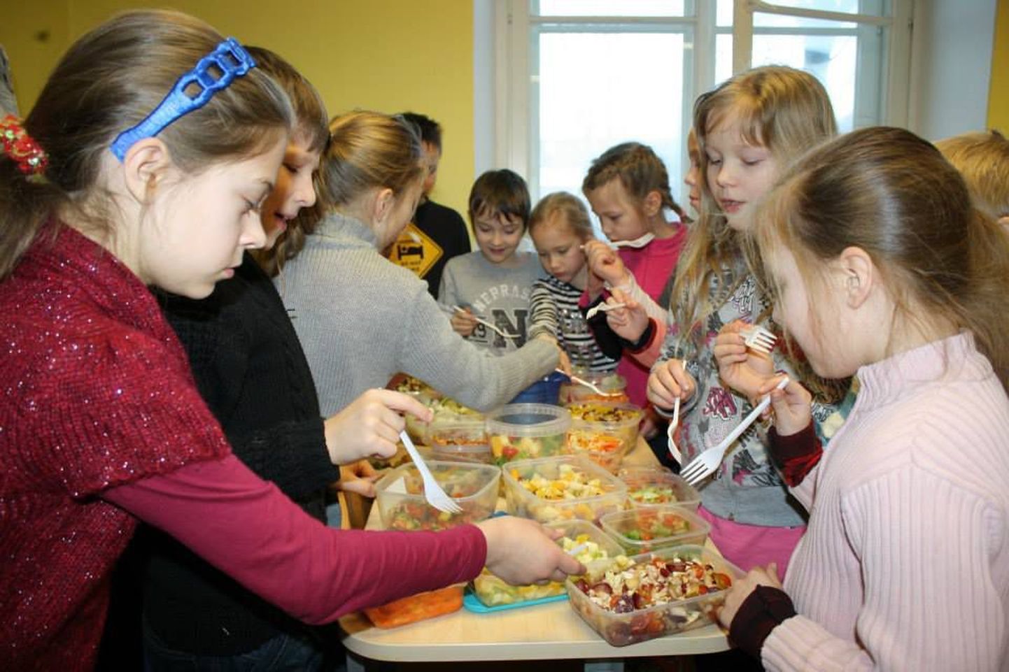 Tervisliku toitumise päev Vanalinna põhikoolis.