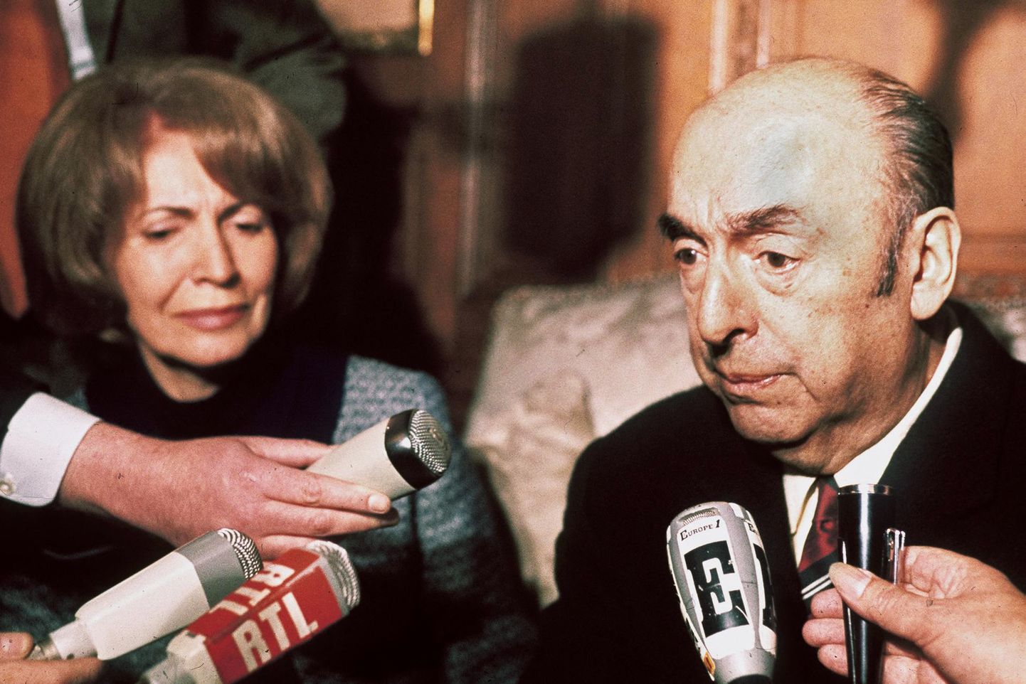 Tšiili kirjanik, luuletaja ja diplomaat Pablo Nerudal 1971, aastal.