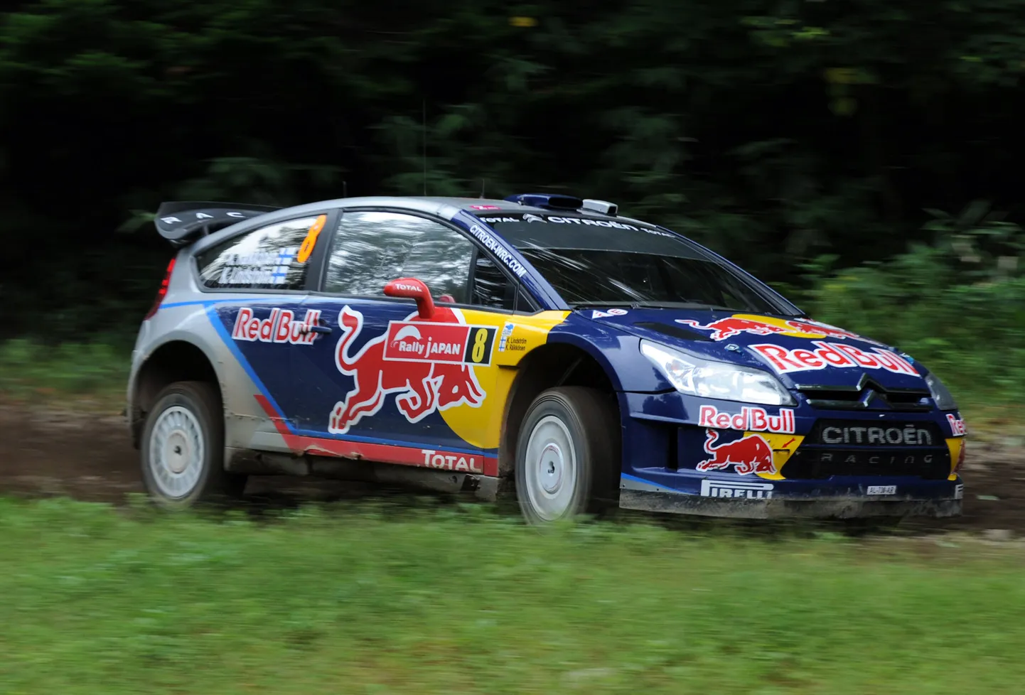 Kimi Räikkönen 2010. aastal Jaapani MM-rallil.