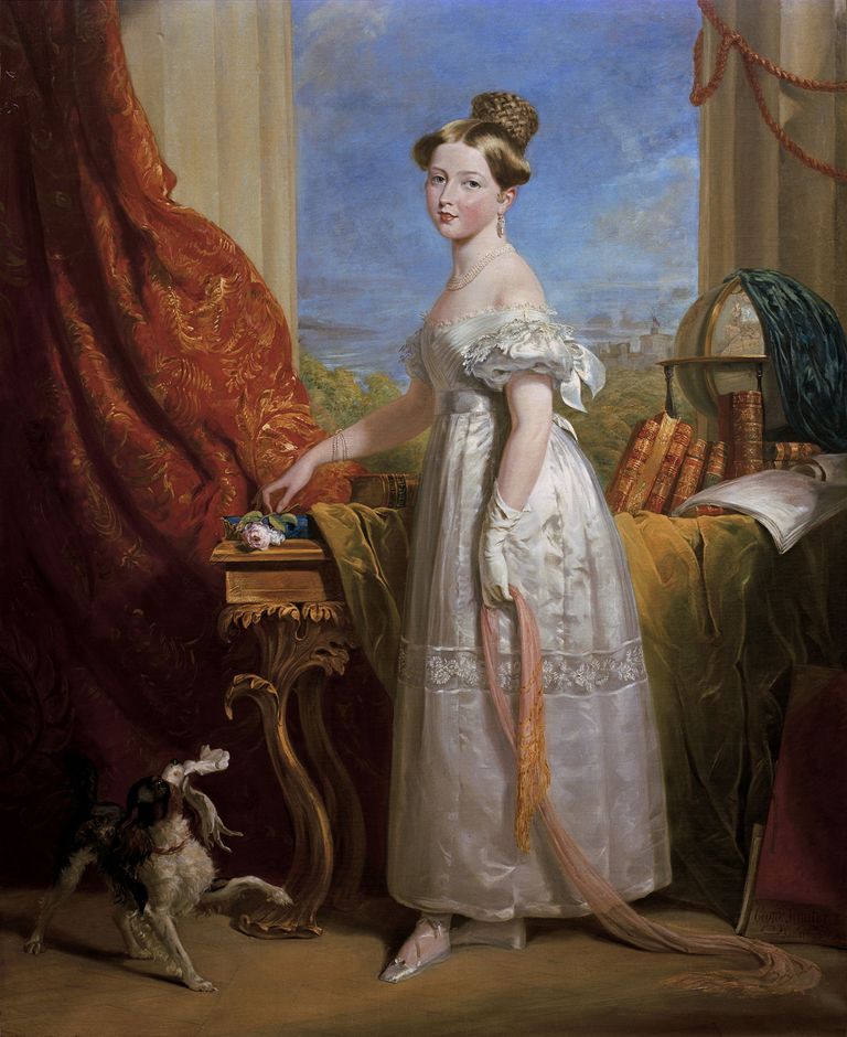 Printsess Victoria 1833, George Hayteri maal, Royal Collection Belgium.