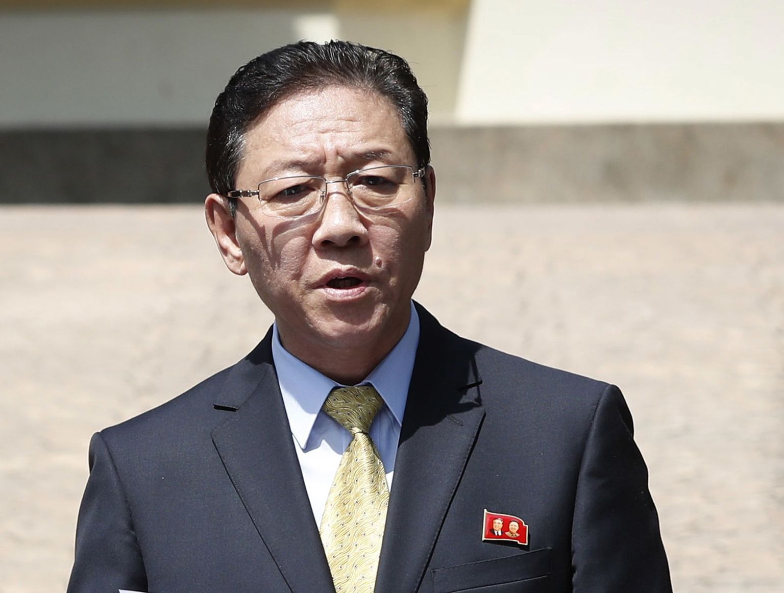 Põhja-Korea suursaadik Kang Chol, kelle Malaisia otsustas maalt välja saata.