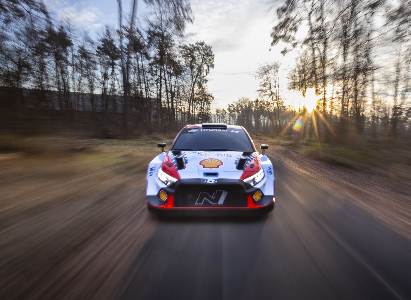 Hyundai i20 Rally1-auto 2024. aastal.