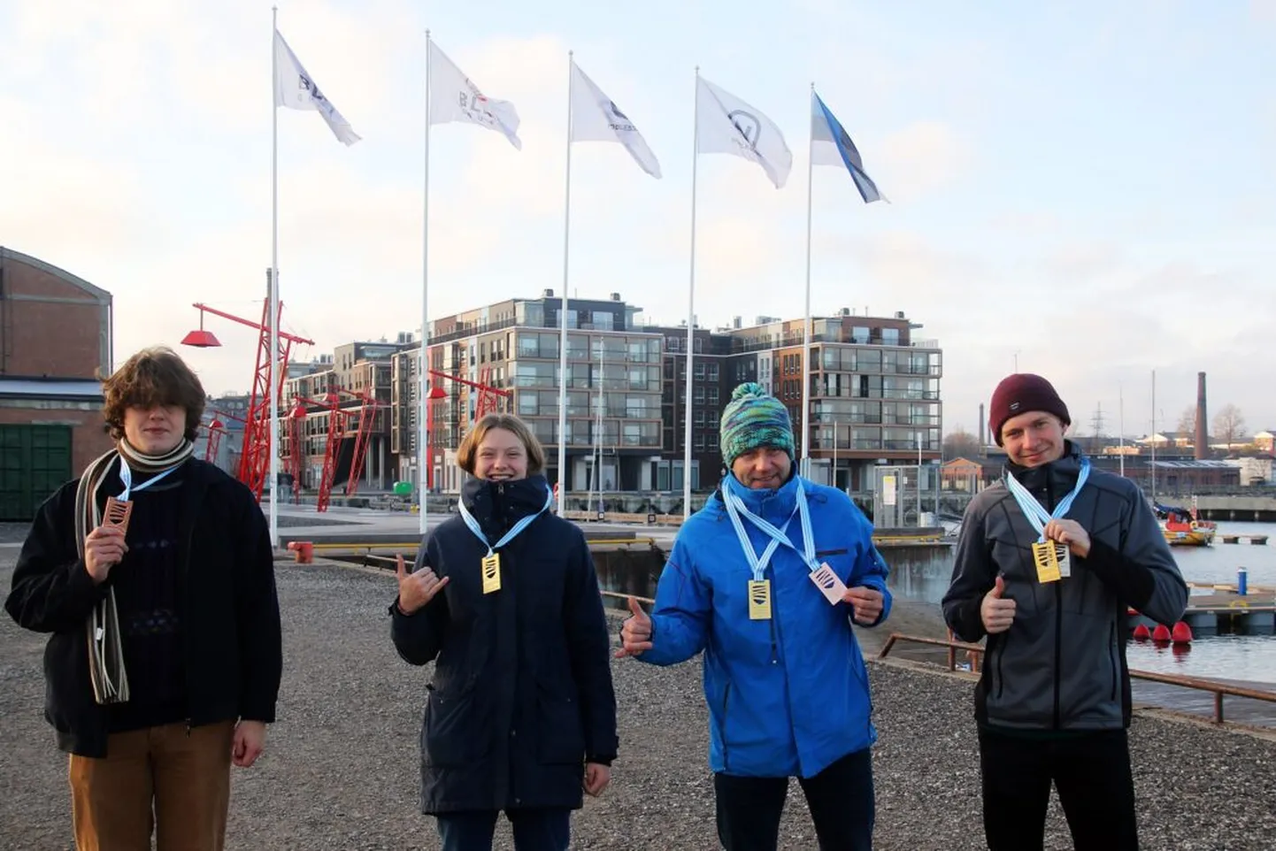 Ekke Madis Tombu, Marta Arete Sokk, Raivo Saarm ja Raul Mihkel Anton