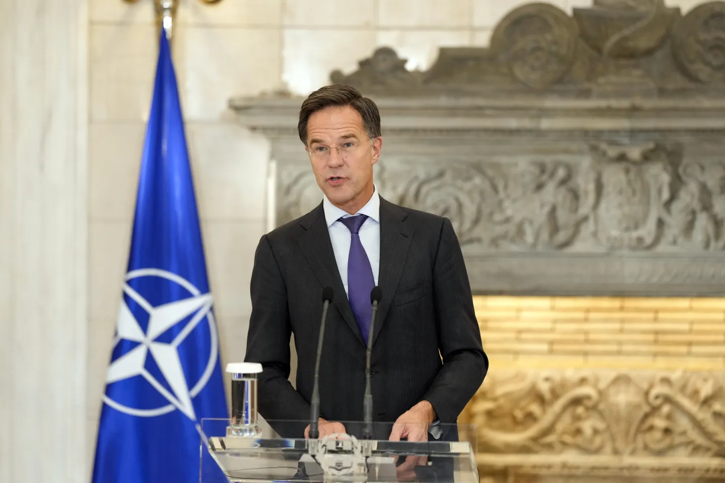 NATO peasekretär Mark Rutte 26. novembril Ateenas.
