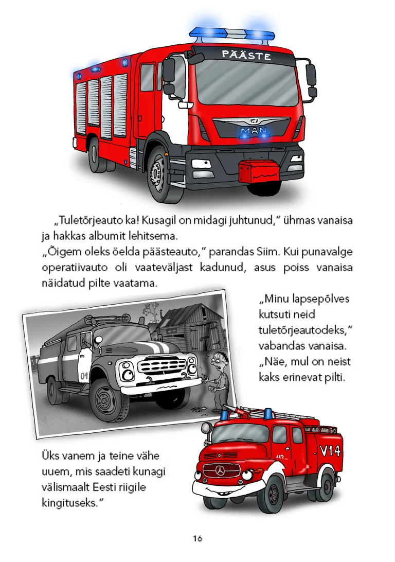 Päästeautod Urmas Nemvaltsi peagi ilmuvast masinate raamatust.
