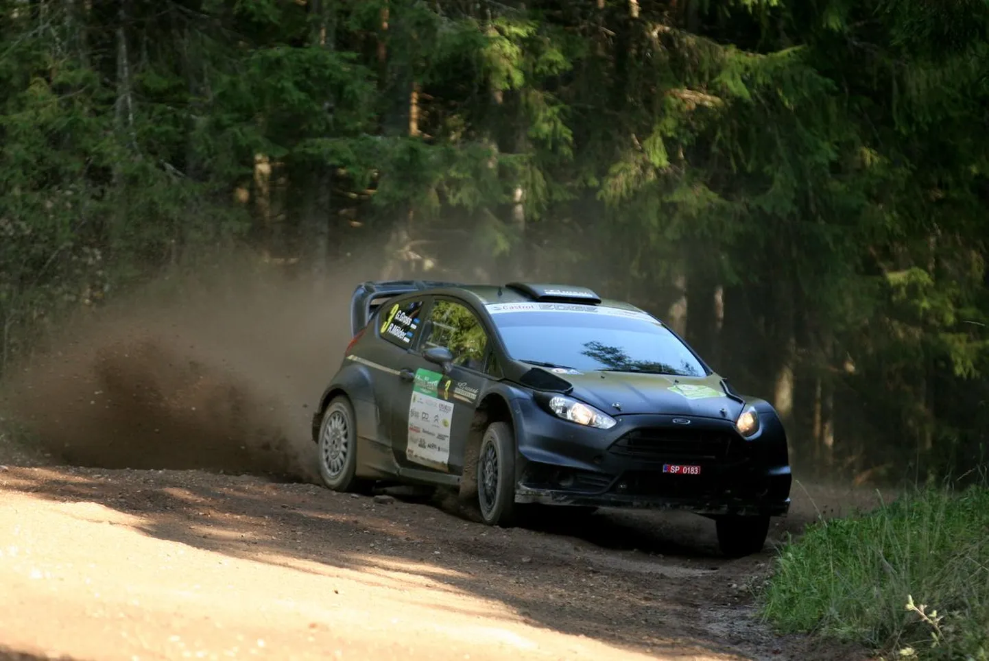 Lõuna-Eesti ralli võitjad Georg Gross-Raigo Mõlder.