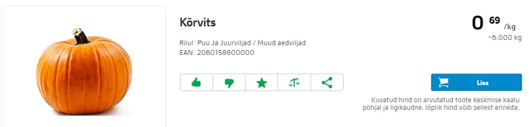 Kuvatõmmis ePrisma koduleheküljelt.