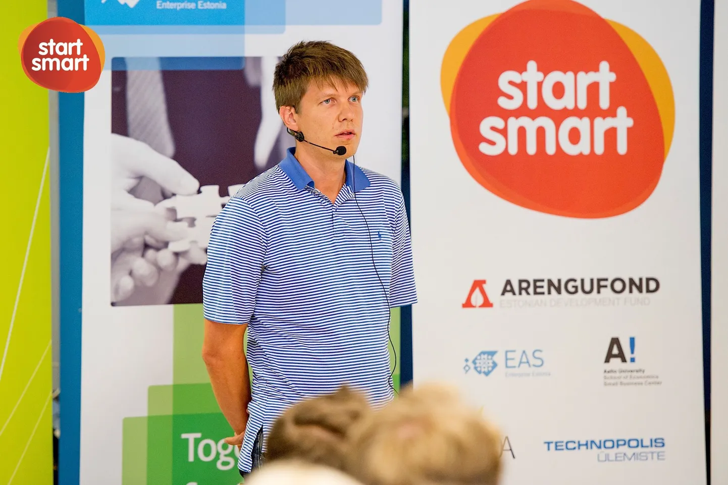 Kaur Kallas StartSmart seminaril.