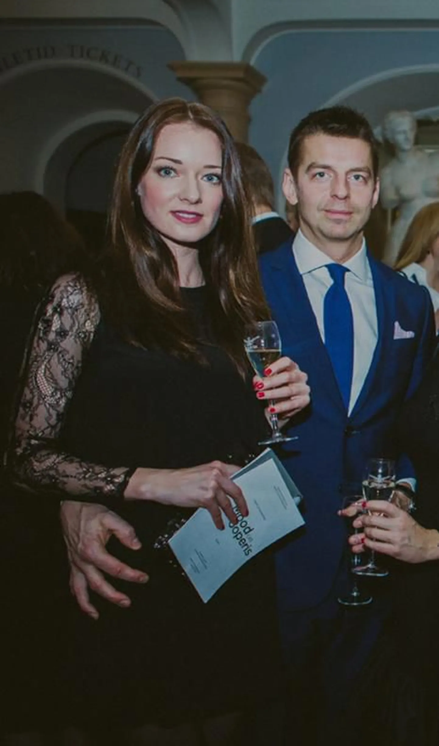 Eda-Ines Etti ja Mark Luts Katrin Kuldma moe-show'l