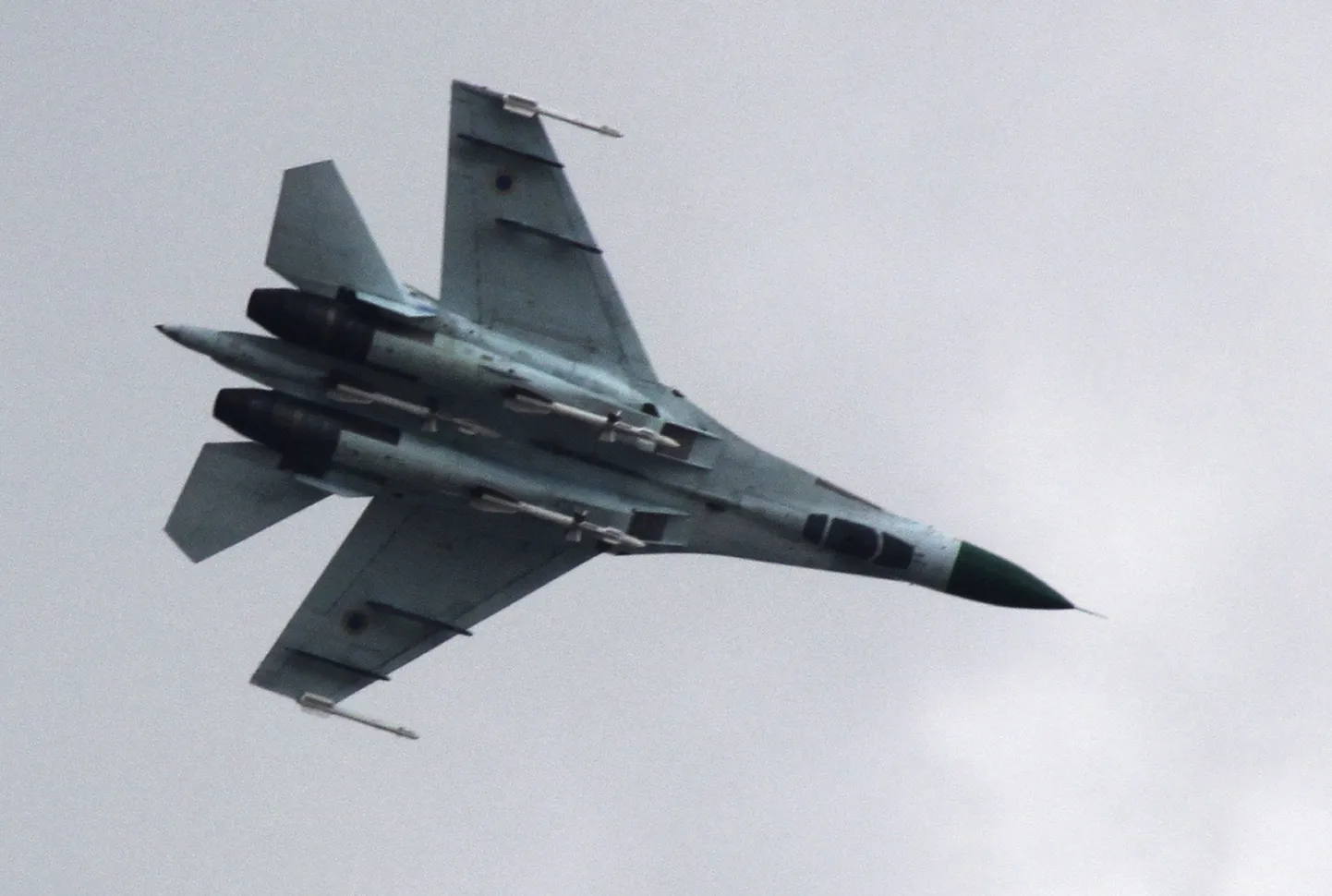 Ukraina õhuvägede hävitaja Su-27.