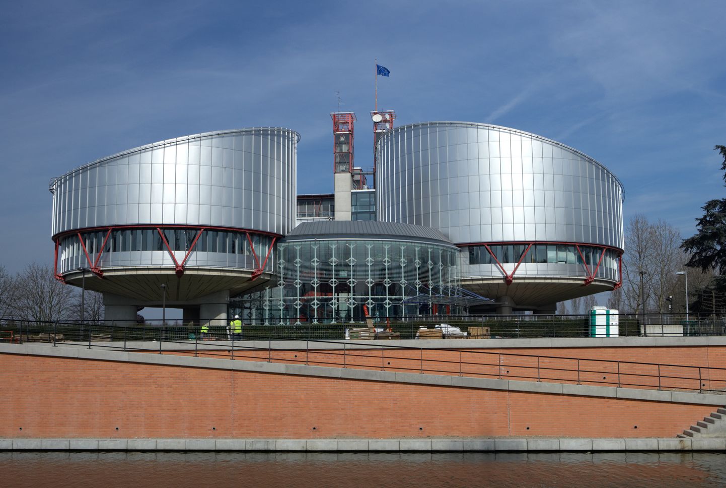 Euroopa Inimõiguste Kohtu hoone Strasbourgis.