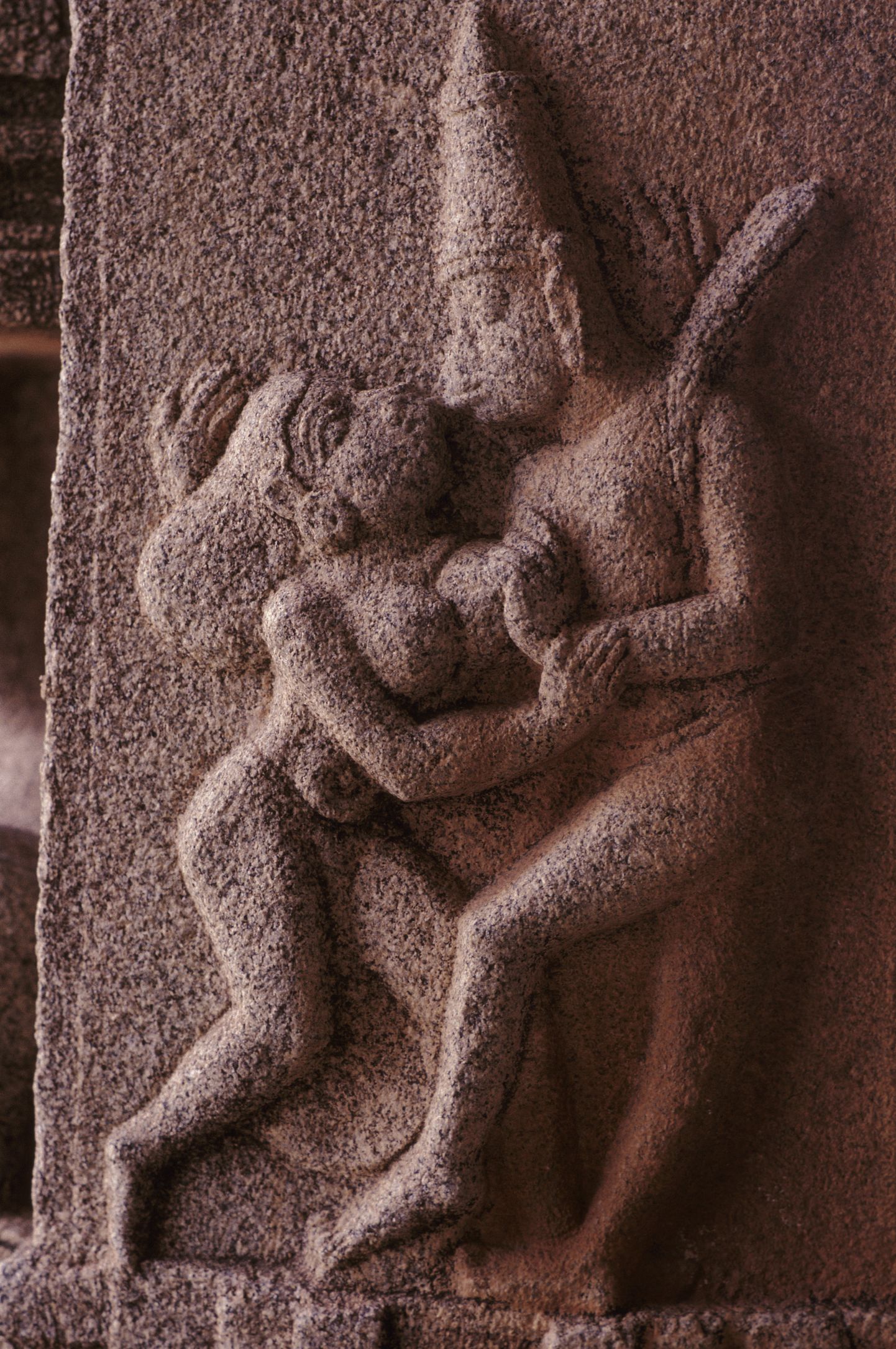 Armastajapaari kuju iidses hindu templis.