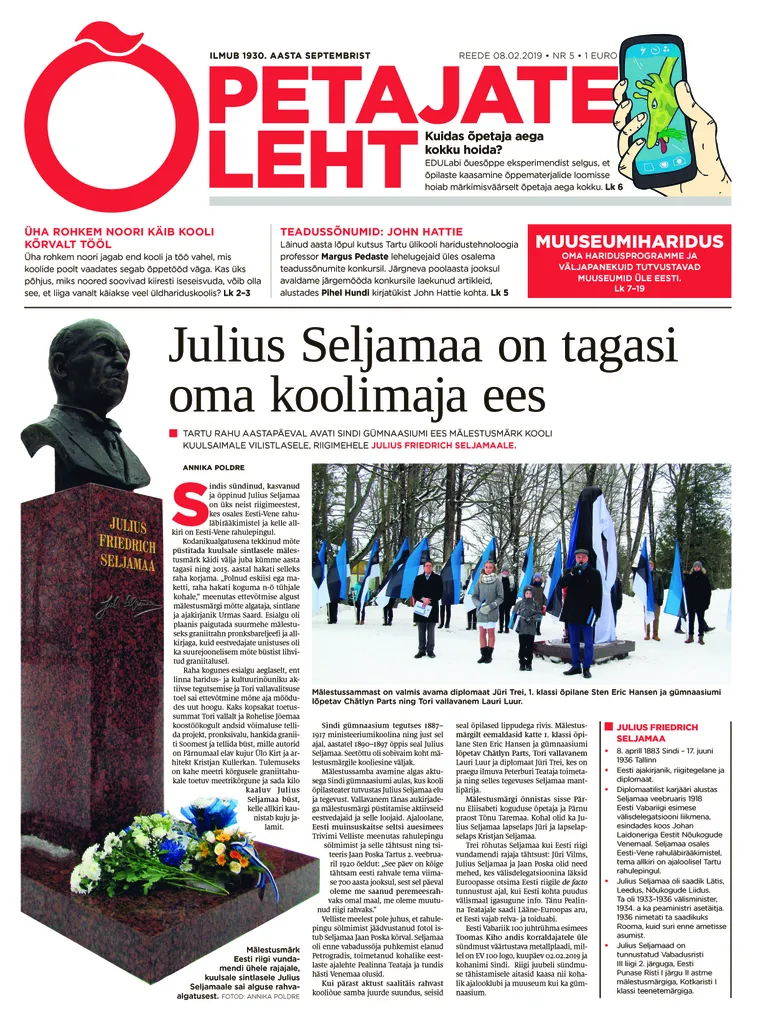 Õpetajate Leht 8.02
