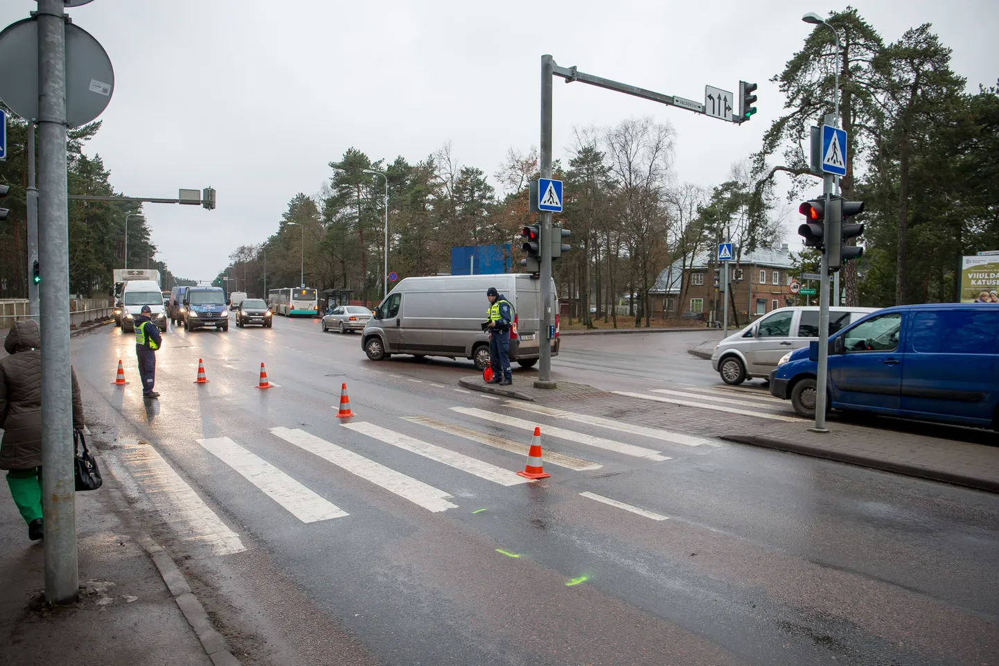 Täna hommikul juhtus traagiline õnnetus Vabaduse puiesteel.
