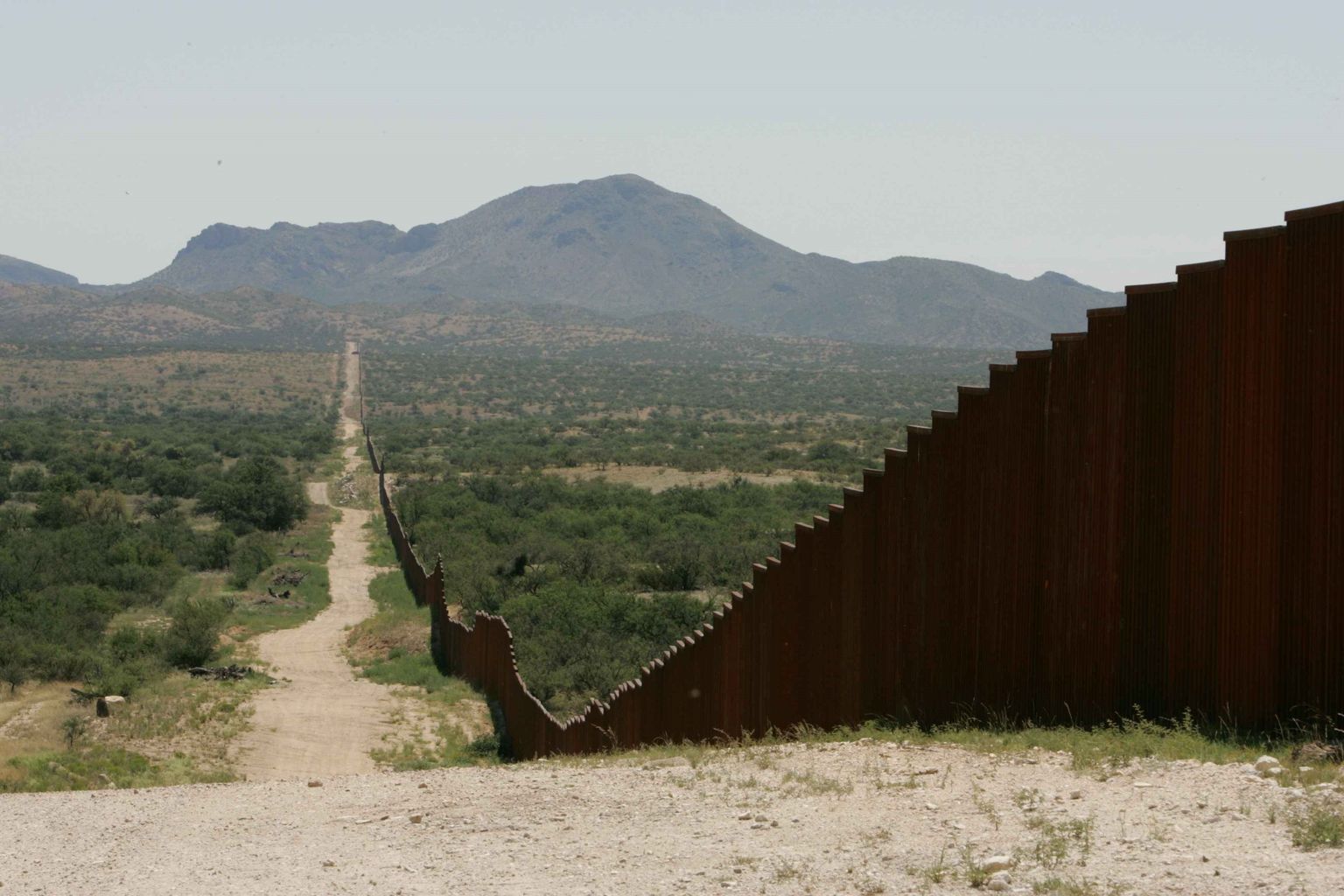 USA-Mehhiko piiritara.