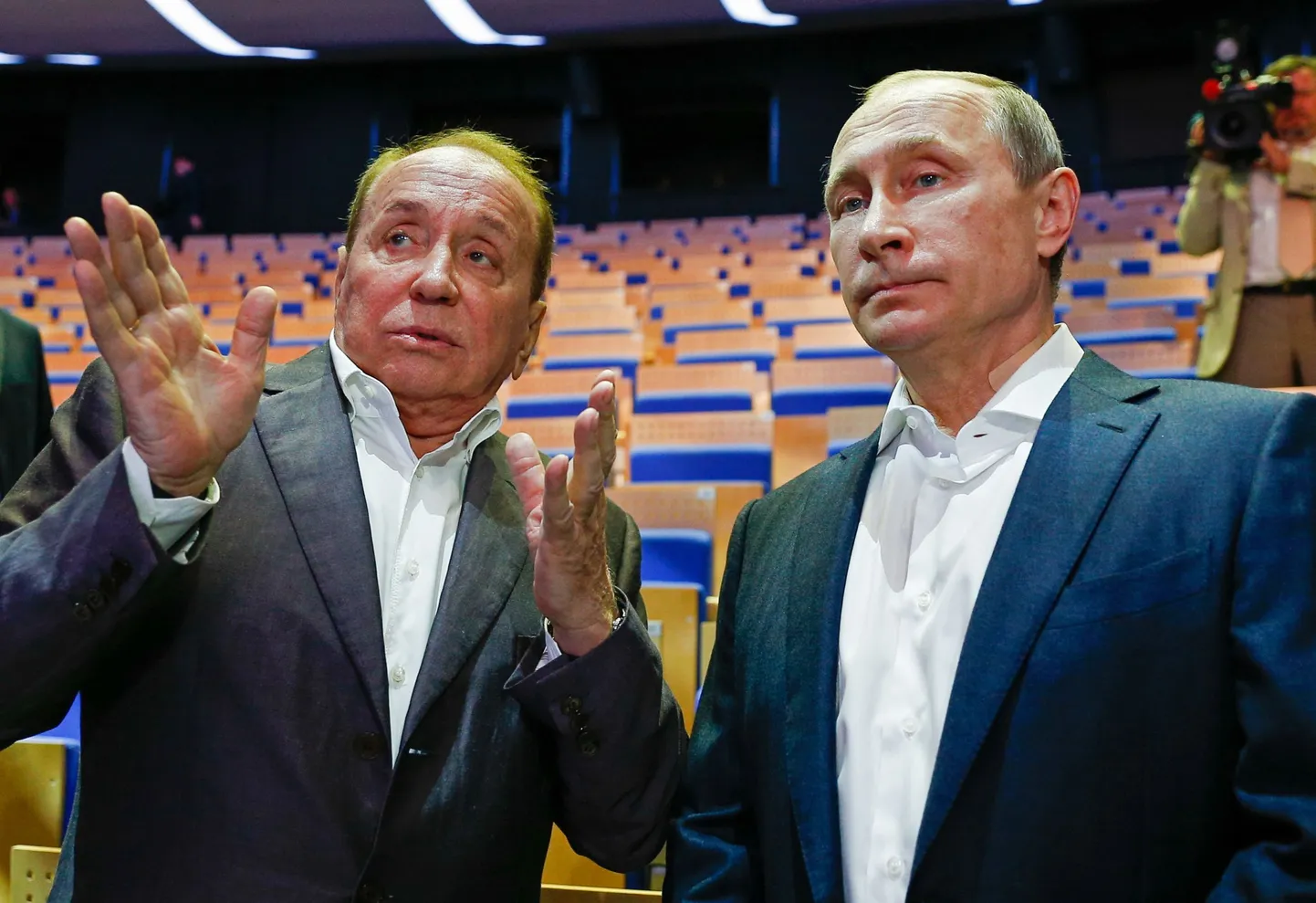 Александр Масляков и Владимир Путин.